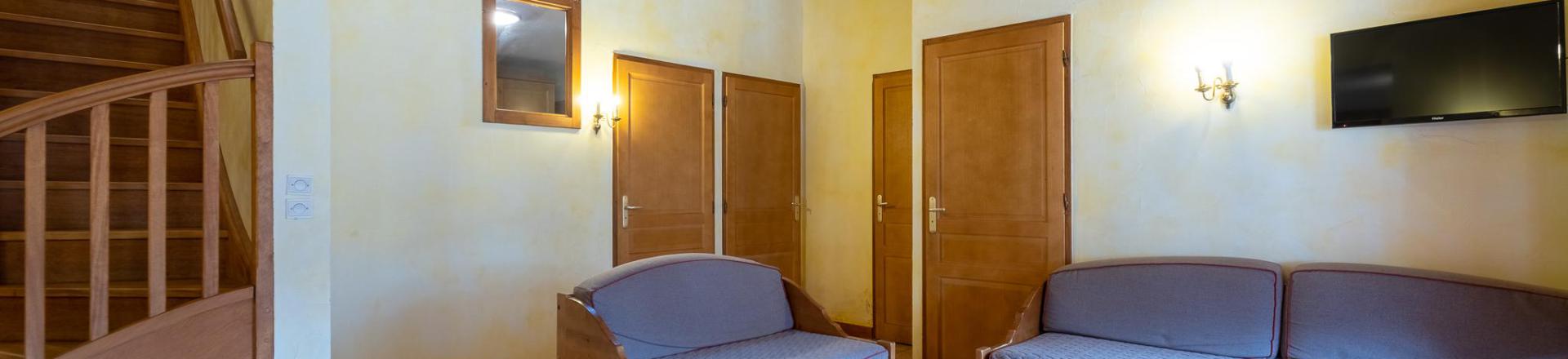 Skiverleih 5 Zimmer Appartement für 12-14 Personen - Les Balcons de Val Cenis le Haut - Val Cenis - Wohnzimmer