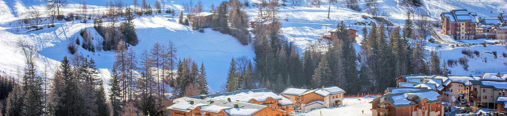 Аренда на лыжном курорте Les Balcons de Val Cenis le Haut - Val Cenis - зимой под открытым небом