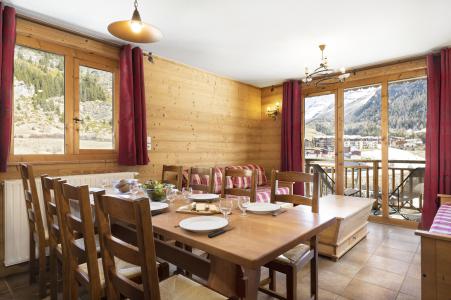 Location au ski Les Balcons de Val Cenis Village - Val Cenis - Coin repas