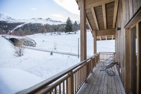 Rent in ski resort 5 room apartment 8-10 people - Les Balcons Platinium Val Cenis - Val Cenis - Balcony