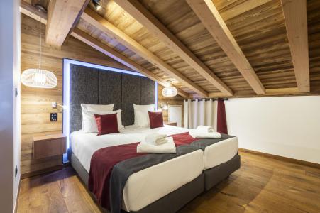 Rent in ski resort 8 room duplex apartment 16 people (superior) - Les Balcons Platinium Val Cenis - Val Cenis - Bedroom under mansard