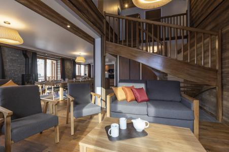 Rent in ski resort 8 room duplex apartment 16 people (superior) - Les Balcons Platinium Val Cenis - Val Cenis - Living room