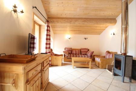 Rent in ski resort 4 room mezzanine apartment 10 people - Résidence Jorcin Lanslebourg - Val Cenis - Living room