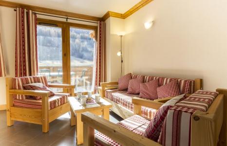 Аренда на лыжном курорте Апартаменты 4 комнат 6 чел. - Résidence le Critérium - Val Cenis - Диван