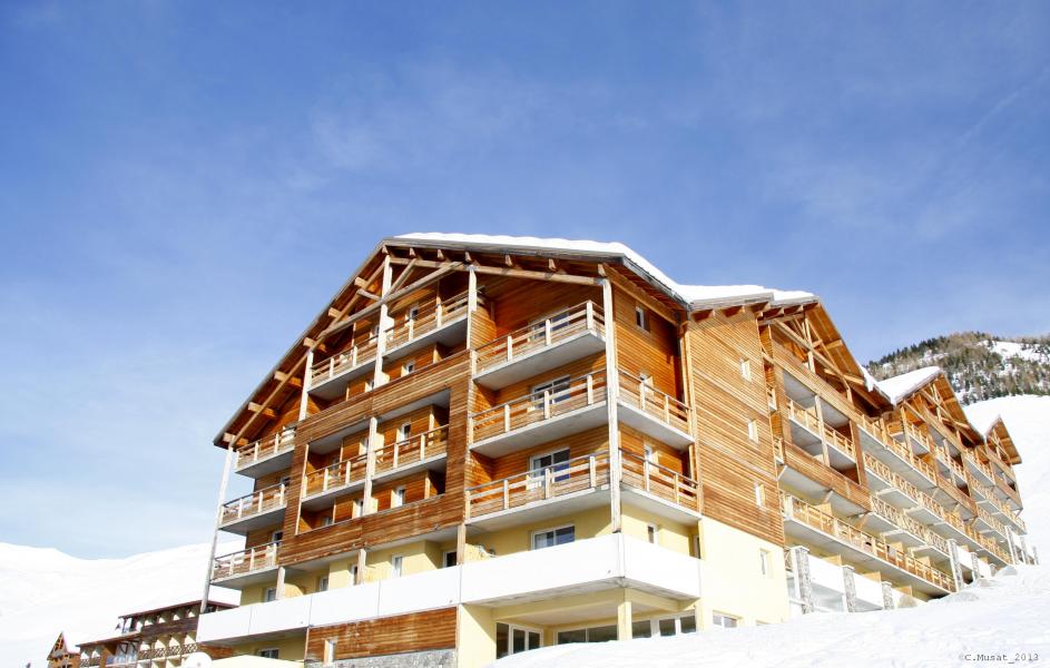 Ski verhuur Résidence les Cimes du Val d'Allos - Val d'Allos - Buiten winter