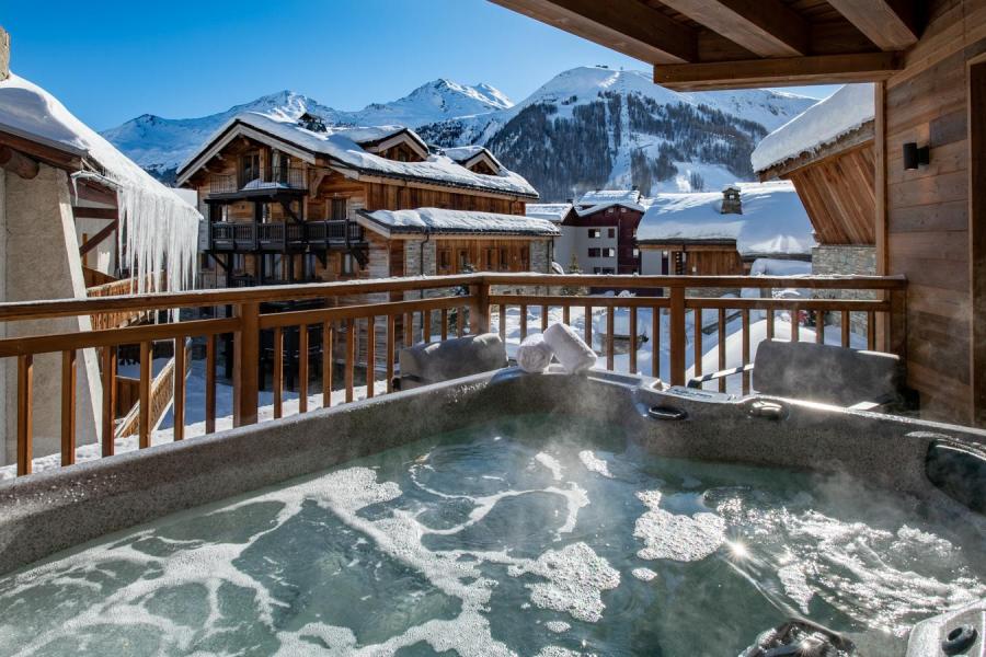 Rent in ski resort 5 room apartment cabin 8-10 people (06) - Alaska Lodge - Val d'Isère - Jacuzzi