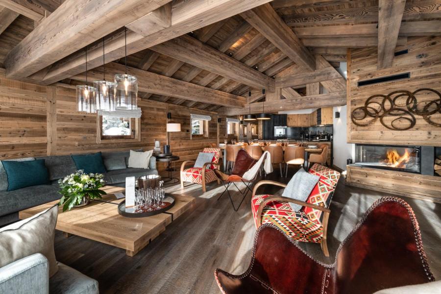 Аренда на лыжном курорте Апартаменты 5 комнат кабин 8-10 чел. (06) - Alaska Lodge - Val d'Isère - Салон