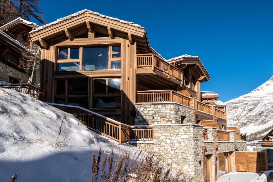 Аренда на лыжном курорте Alaska Lodge - Val d'Isère - зимой под открытым небом