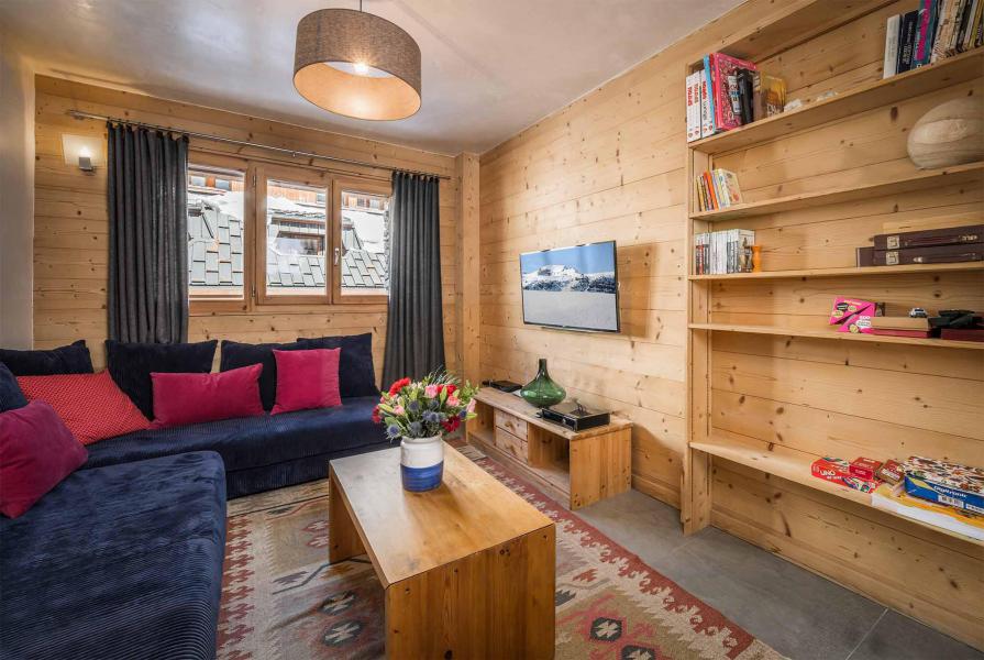 Rent in ski resort Chalet Acajuma - Val d'Isère - Living room