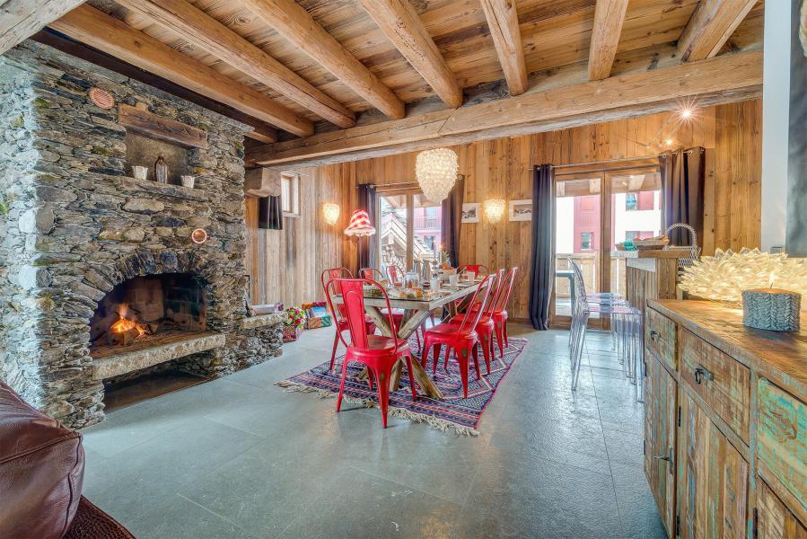 Rent in ski resort Chalet Denali - Val d'Isère - Living room