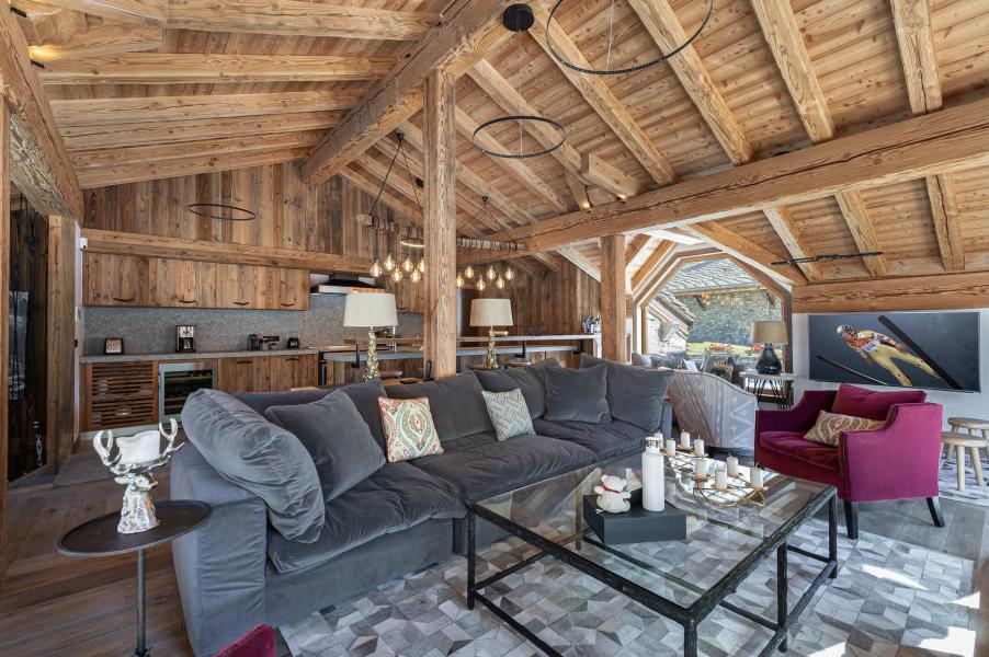 Аренда на лыжном курорте Шале 6 комнат 14 чел. - Chalet Hermine Blanche - Val d'Isère - Салон