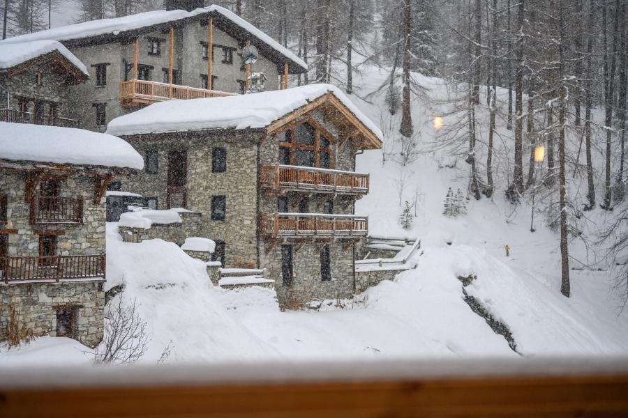 Urlaub in den Bergen Chalet les Sources de l'Isère - en construction - Val d'Isère - Draußen im Winter