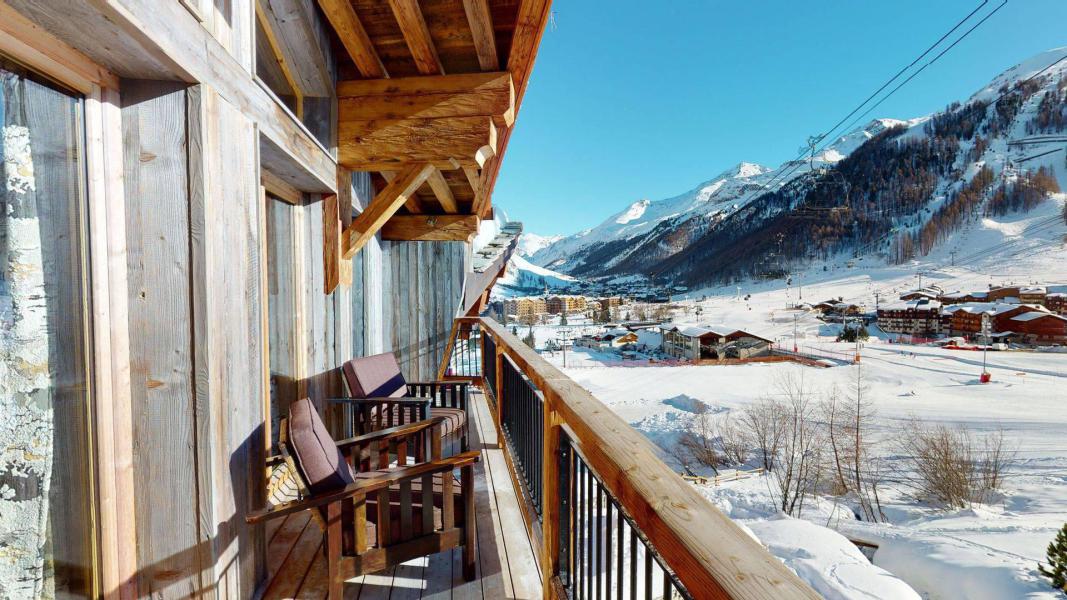 Ski verhuur Chalet quadriplex 6 kamers 14 personen - Chalet Ottawa - Val d'Isère - Balkon