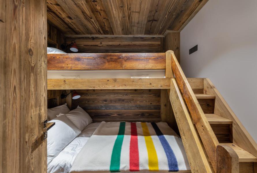 Rent in ski resort 5 room triplex chalet 10 people - Chalet Ours Noir - Val d'Isère - Bunk beds