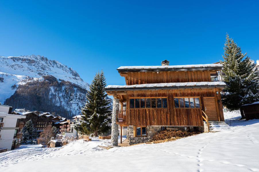 Vacances en montagne Chalet Thovex - Val d'Isère - Extérieur hiver