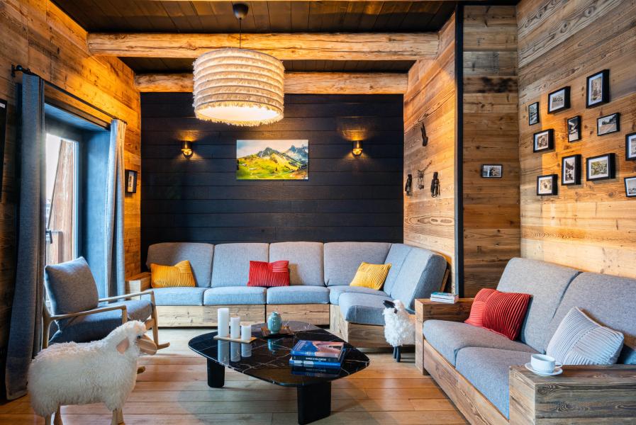 Rent in ski resort Chalet Thovex - Val d'Isère - Living room