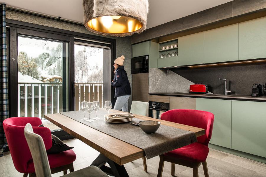 Аренда на лыжном курорте Апартаменты 3 комнат 4 чел. - Chalets Izia - Val d'Isère - Салон