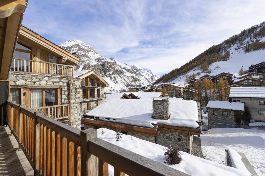 Rent in ski resort 4 room triplex chalet 6 people - Le Petit Joseray - Val d'Isère - Winter outside