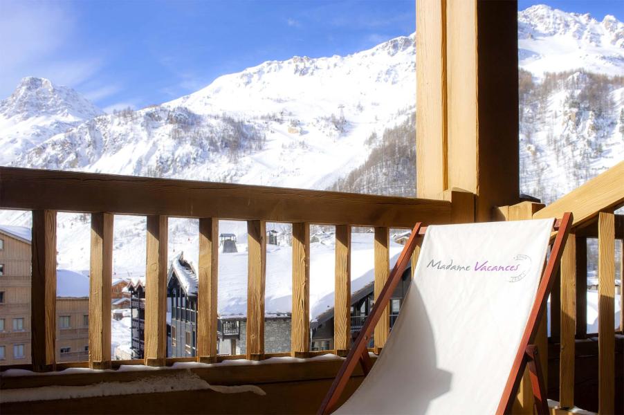 Skiverleih Résidence Alpina Lodge - Val d'Isère - Balkon