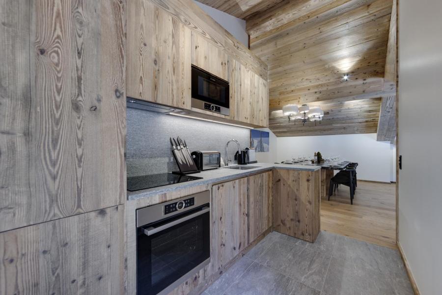 Skiverleih 5 Zimmer Maisonettewohnung für 8 Personen (3) - Résidence Arolay - Val d'Isère - Küche