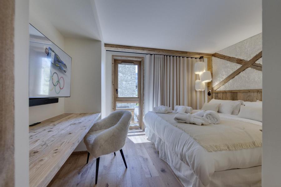 Skiverleih 5 Zimmer Maisonettewohnung für 8 Personen (3) - Résidence Arolay - Val d'Isère - Schlafzimmer