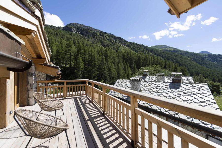 Skiverleih 5 Zimmer Maisonettewohnung für 8 Personen (3) - Résidence Arolay - Val d'Isère - Terrasse