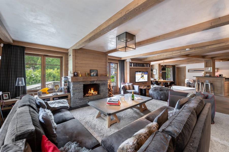 Alquiler al esquí Apartamento dúplex 5 piezas 8 personas (2) - Résidence Cembros - Val d'Isère - Salón