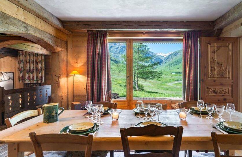 Rent in ski resort 5 room apartment 12 people (DANAIDES) - Résidence Danaïdes du Praz - Val d'Isère - Dining area