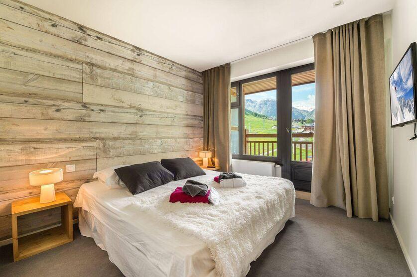 Skiverleih 4-Zimmer-Appartment für 6 Personen (48/49) - Résidence Grand-Paradis - Val d'Isère - Schlafzimmer