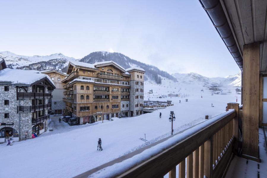 Аренда на лыжном курорте Апартаменты 2 комнат 4 чел. (24) - Résidence Grand-Paradis - Val d'Isère - зимой под открытым небом
