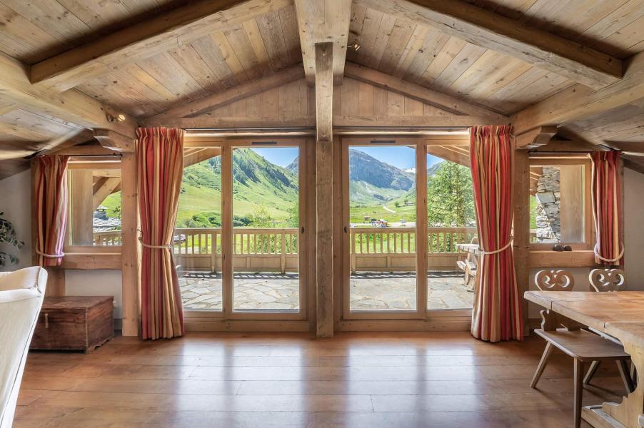 Skiverleih 5 Zimmer Maisonettewohnung für 8 Personen (5) - Résidence Grand Tétras - Val d'Isère - Wohnzimmer