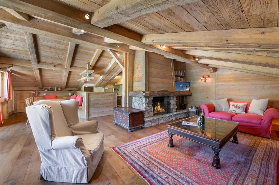 Skiverleih 5 Zimmer Maisonettewohnung für 8 Personen (5) - Résidence Grand Tétras - Val d'Isère - Wohnzimmer