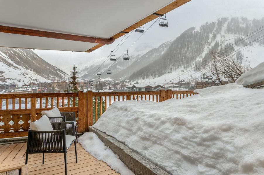 Alquiler al esquí Apartamento 6 piezas para 10 personas (1) - Résidence la Face - Val d'Isère - Terraza
