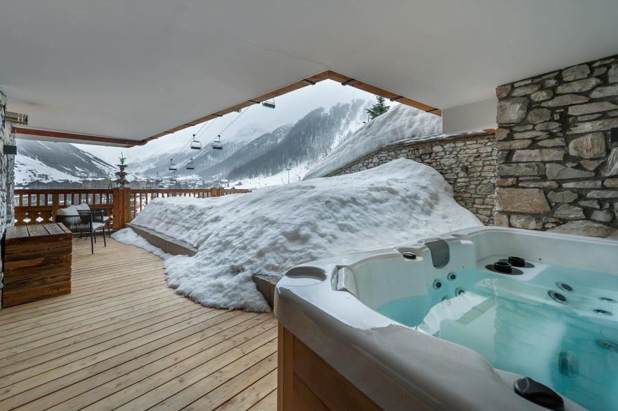 Аренда на лыжном курорте Апартаменты 6 комнат 10 чел. (1) - Résidence la Face - Val d'Isère - Джакуззи