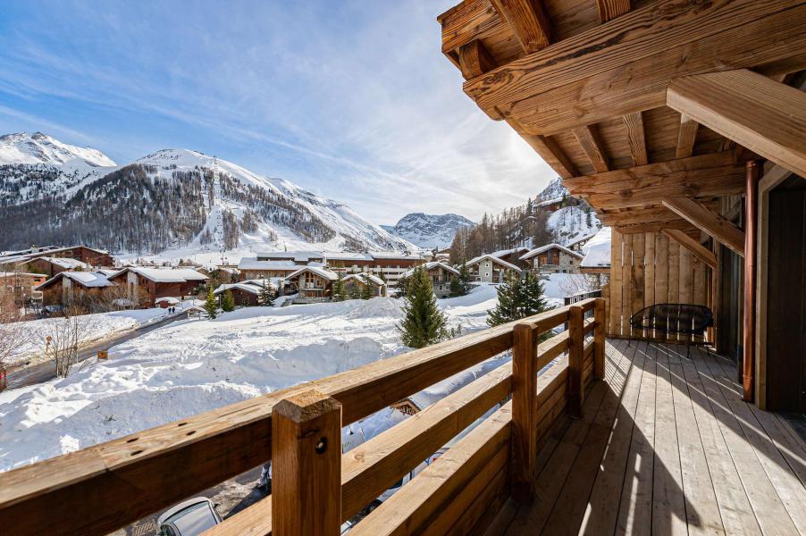 Аренда на лыжном курорте Апартаменты 5 комнат 8 чел. (THE VIEW) - Résidence la Forêt - Val d'Isère - зимой под открытым небом