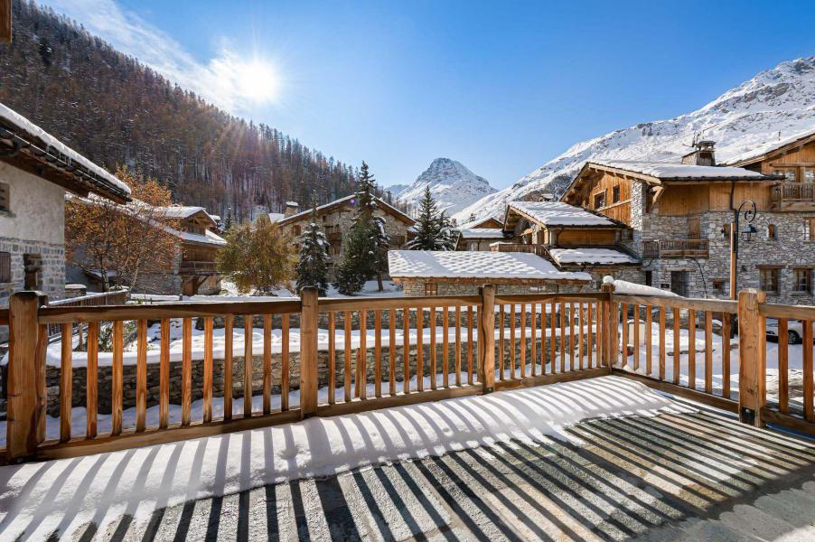 Rent in ski resort 7 room triplex chalet 14 people (ANGELUS) - Résidence la Tapia - Val d'Isère - Terrace