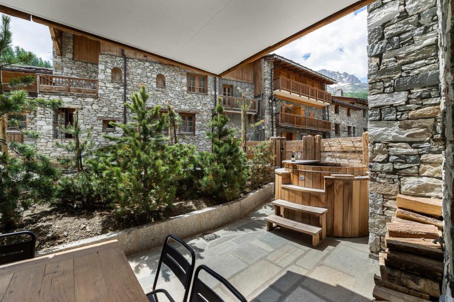 Location au ski Appartement duplex 5 pièces 10 personnes (1) - Résidence la Tapia - Val d'Isère - Terrasse
