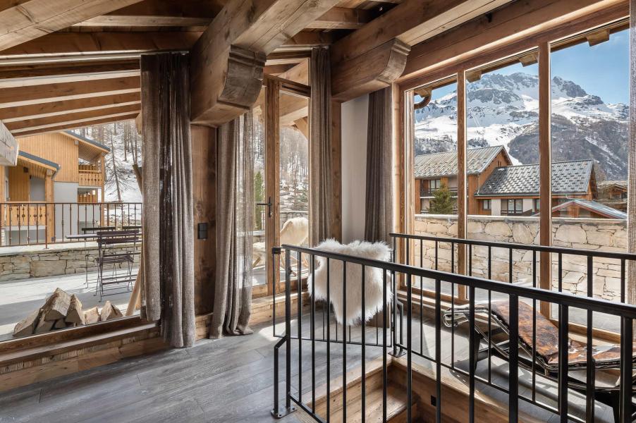 Skiverleih 5 Zimmer Maisonettewohnung für 10 Personen (204) - Résidence le Grizzly - Val d'Isère - Terrasse