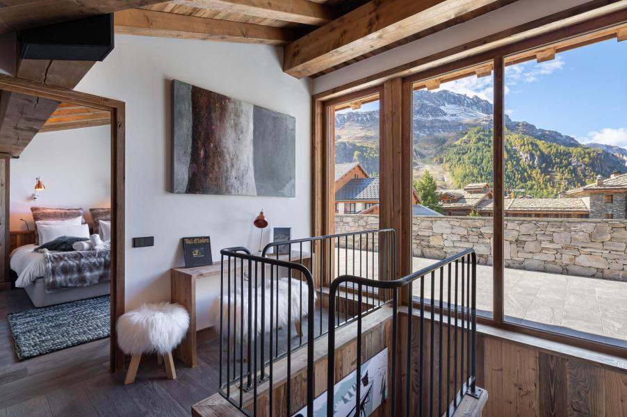 Skiverleih 5 Zimmer Maisonettewohnung für 8 Personen (203) - Résidence le Grizzly - Val d'Isère - Wohnzimmer