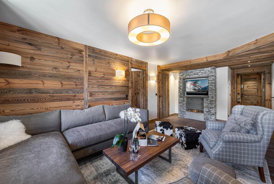 Ski verhuur Appartement 5 kamers 8 personen (202) - Résidence le Petit Alaska - Val d'Isère - Woonkamer