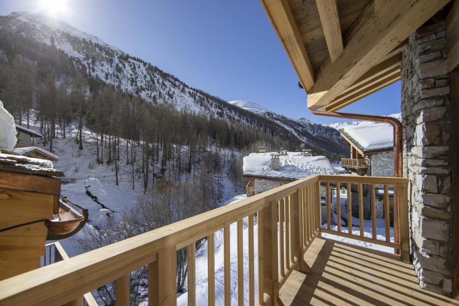 Ski verhuur Appartement 4 kabine kamers 6 personen (RIVES 6) - Résidence les Rives de l'Isère - Val d'Isère - Balkon