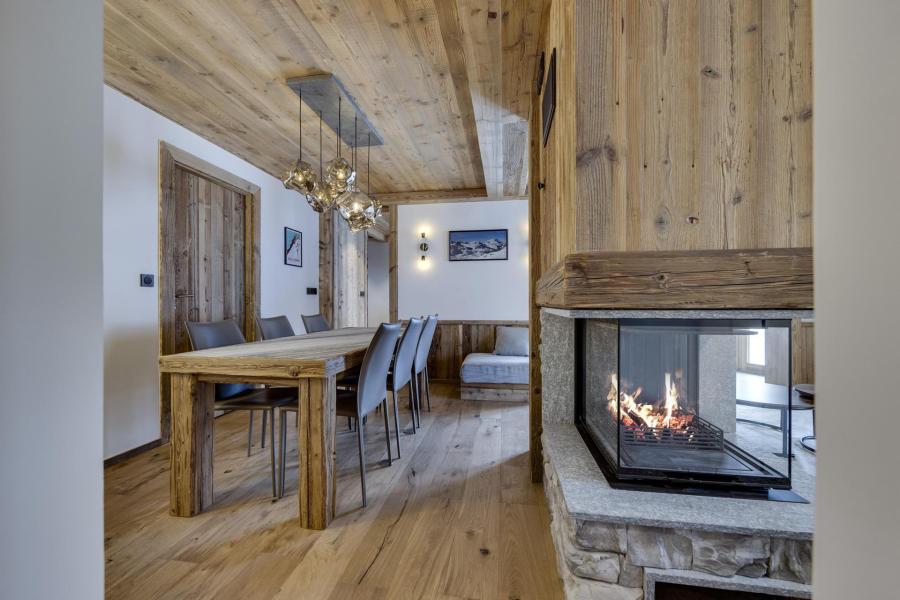 Ski verhuur Appartement 4 kamers 6 personen (RIVES 1) - Résidence les Rives de l'Isère - Val d'Isère - Woonkamer