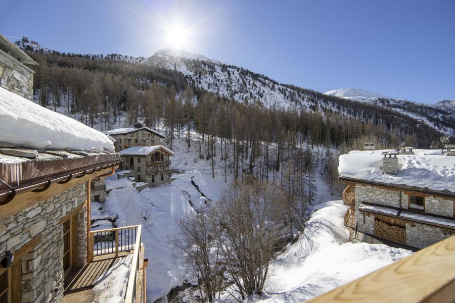 Location au ski Appartement 4 pièces cabine 6 personnes (RIVES 6) - Résidence les Rives de l'Isère - Val d'Isère - Balcon