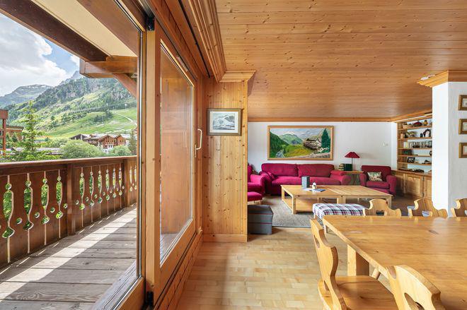 Skiverleih 4-Zimmer-Appartment für 6 Personen (8) - Résidence les Santons - Val d'Isère - Wohnzimmer