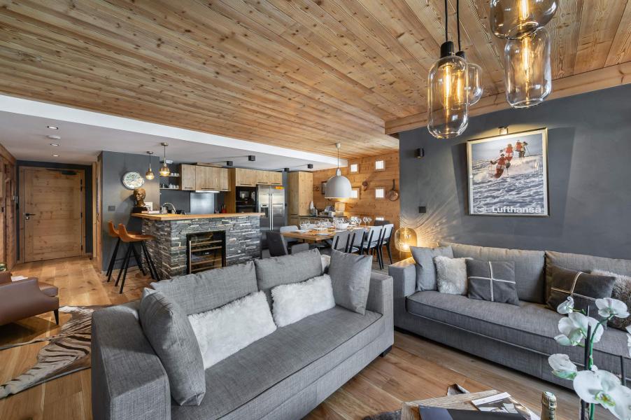 Skiverleih 4-Zimmer-Appartment für 8 Personen (11) - Résidence Myrtille - Val d'Isère - Wohnzimmer