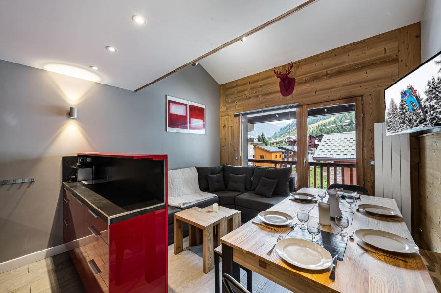 Alquiler al esquí Apartamento 4 piezas mezzanine para 8 personas (209) - Résidence Pierre et Vacances Centre - Val d'Isère - Comedor