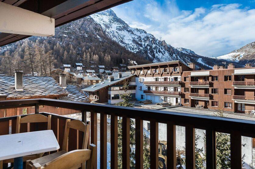 Ski verhuur Appartement 3 kamers 5 personen (210) - Résidence Pierre et Vacances Centre - Val d'Isère - Balkon