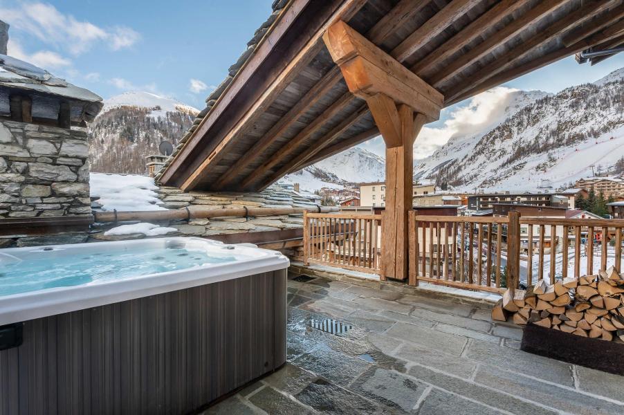 Alquiler al esquí Apartamento dúplex 6 piezas 10 personas (52) - Résidence Savoie - Val d'Isère - Terraza