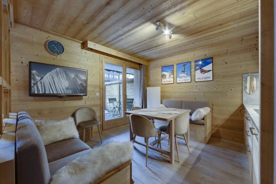 Ski verhuur Studio cabine 4 personen (12) - Résidence Télémark - Val d'Isère - Woonkamer