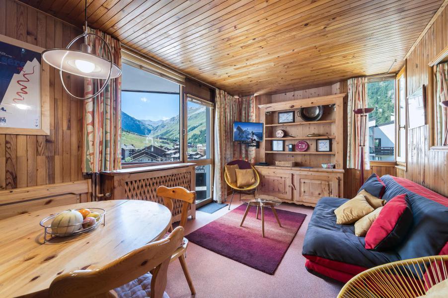 Skiverleih Résidence Thovex - Val d'Isère - Wohnzimmer